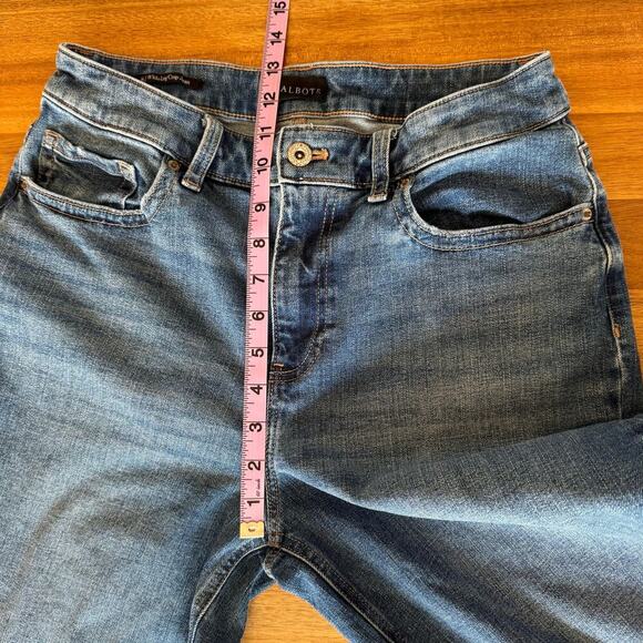 Talbots Wide Leg Crop Jean High Rise Como Wash Casual Denim Size 8 - Picture 14 of 16